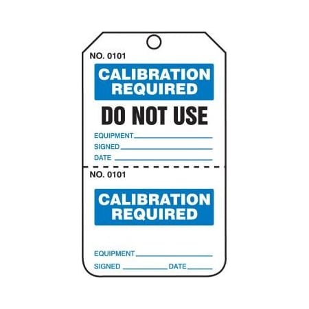 SAFETY TAG CALIBRATION REQUIRED  TPP202CTP